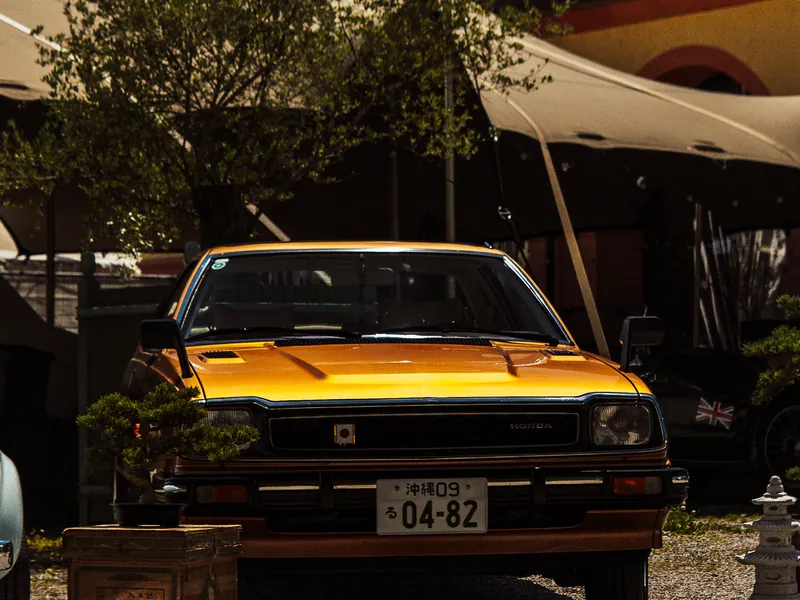 Klassischer Toyota frontal